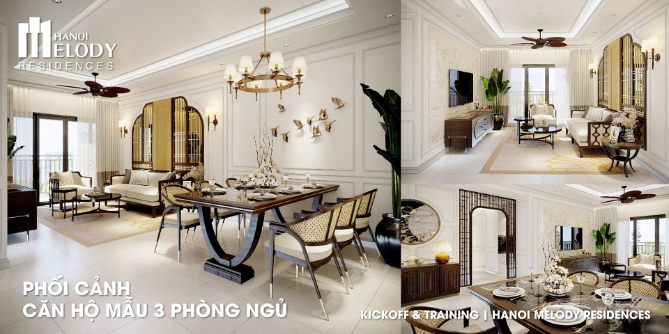 nhà mẫu căn hộ ha noi melody residences