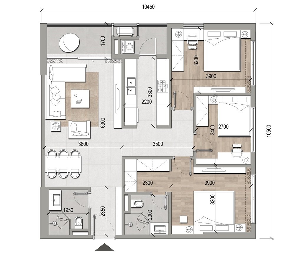 thiết kế căn hộ ha noi melody residence