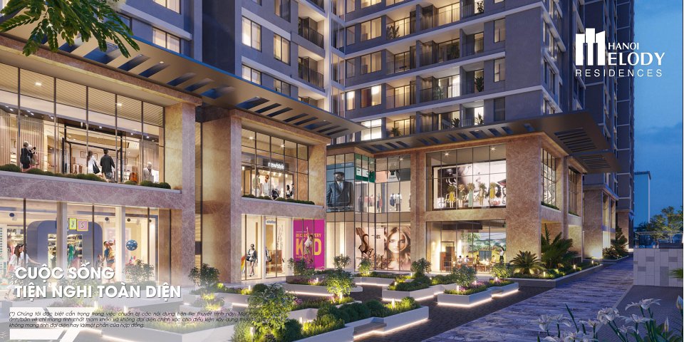trung tâm thương mại chung cư ha noi melody residences