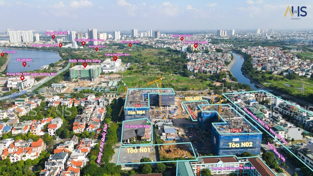tiện ích ngoại khu chung cư melody linh đàm