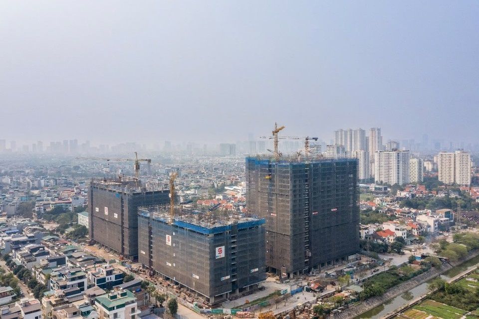 Ảnh thi công toà N03- Hanoi Melody Residence